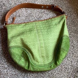 Coach purse Kelly Green